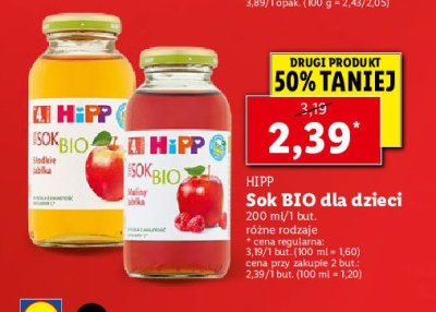 Sok słodkie jabłka Hipp promocja