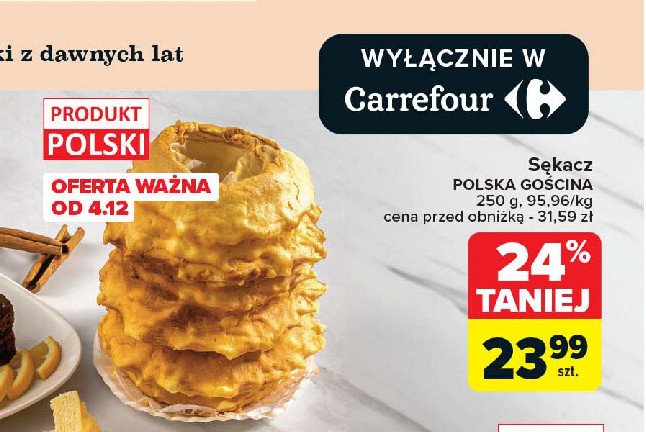 Sękacz Polska gościna promocja w Carrefour