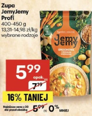 Zupa Jemy Jemy Profi wybrane rodzaje promocja w Delikatesy Centrum