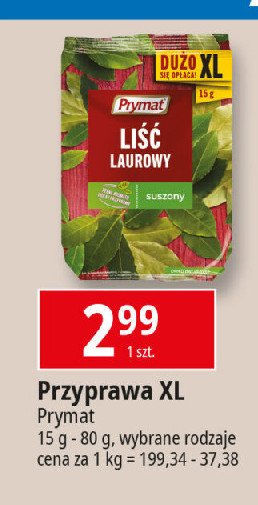 Liśc laurowy Prymat promocja