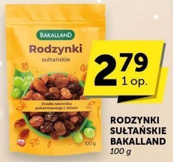 Rodzynki sułtańskie Bakalland promocja w Groszek