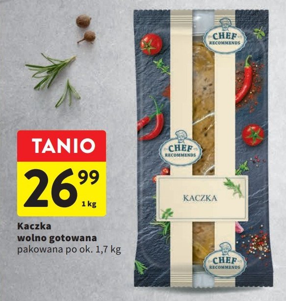 Kaczka wolno gotowana Chef recommends promocja