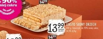 Ciasto s艂ony orzech promocja