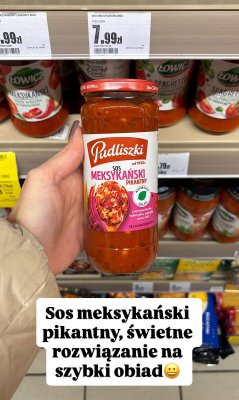 Sos meksykański Pudliszki 480g pikantny promocja w Intermarche