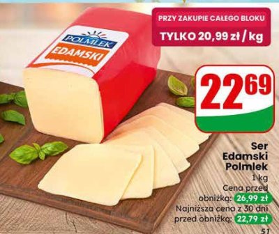 Ser Edamski Polmlek promocja w Dino