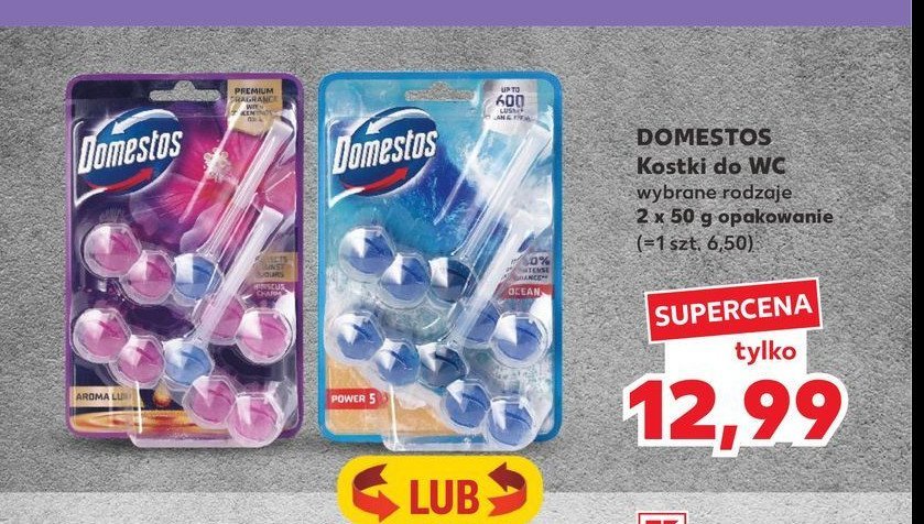 Kostka do wc pink magnolia Domestos promocja