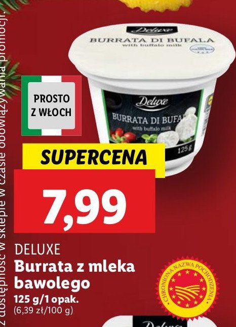 Ser burrata Deluxe promocja