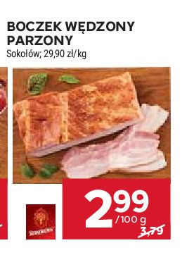 Boczek parzony wędzony Sokołów promocja