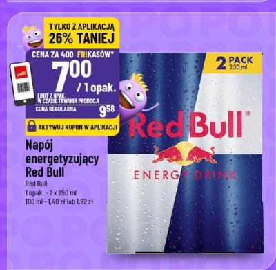 Napój energetyzujący Red Bull promocja w POLOmarket