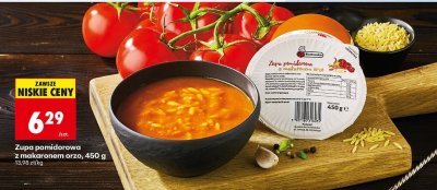 Zupa pomidorowa z makaronem orzo, 450 g promocja w Biedronka