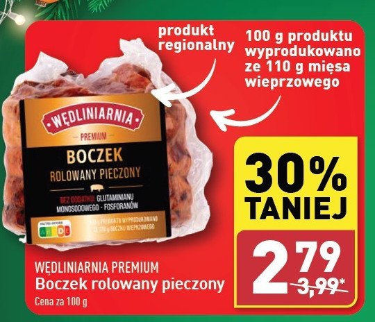 Boczek rolowany pieczony Wędliniarnia premium promocja