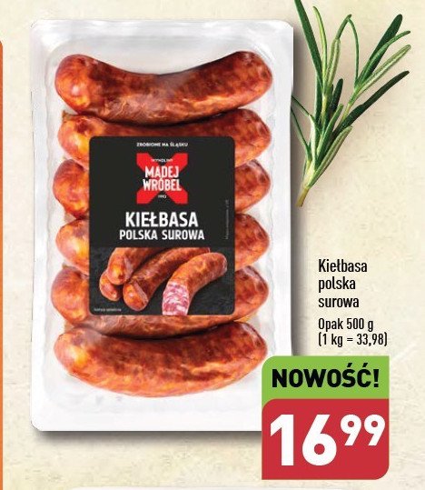 Kie艂basa polska surowa Madej & wr贸bel promocja