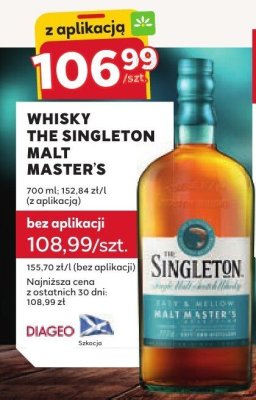Whisky The Singleton Malt Master's 0,7 l promocja w Stokrotka
