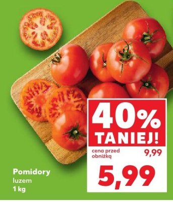 Pomidory 1 kg promocja w Kaufland