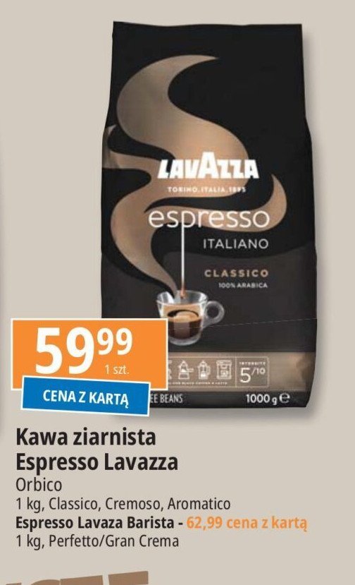 Kawa Lavazza espresso cremoso promocja