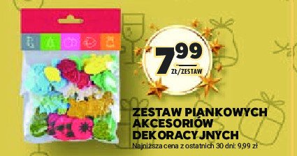 Zestaw piankowych akcesoriów dekoracyjnych Arpex promocja w Stokrotka