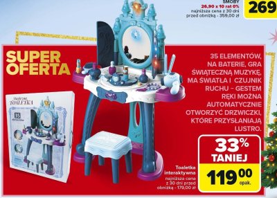 Toaletka interaktywna promocja w Carrefour