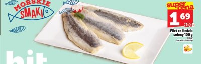 Filet ze śledzia solony 100 g promocja w TOPAZ