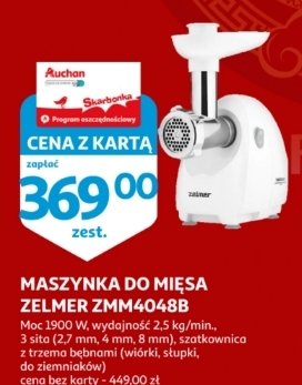 Maszynka do mięsa zmm4048b Zelmer promocja