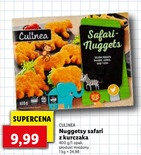 Nuggetsy safari z kurczaka Culinea promocja