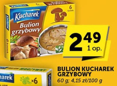 Bulion Kucharek grzybowy promocja w ABC