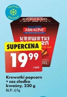 Krewetki popcorn + sos chilli ABRALINE promocja