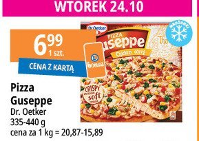 Pizza chicken curry Dr. oetker guseppe promocja