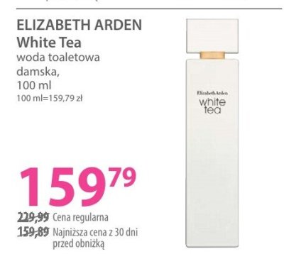 Woda toaletowa White Tea damska promocja w Hebe