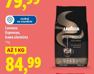 Kawa ziarnista Lavazza Espresso promocja w Lidl