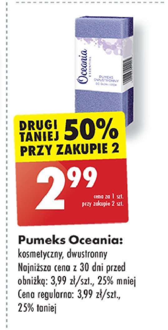 Pumeks dwustronny Oceania promocja