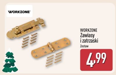 Zawiasy i zatrzaski WORKZONE promocja w Aldi