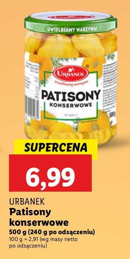 Patisony konserwowe Urbanek promocja