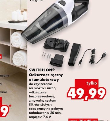 Odkurzacz ręczny akumulatorowy do czyszczenia na mokro i sucho promocja w Kaufland