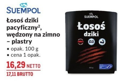 Łosoś dziki pacyficzny wędzony na zimno – plastry promocja w Makro