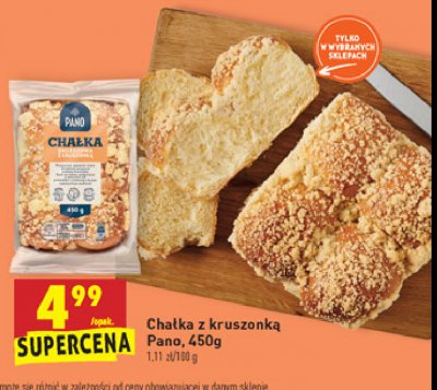 Chałka z drożdżową kruszonką Pano promocja