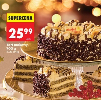 Tort makowy promocja w Biedronka