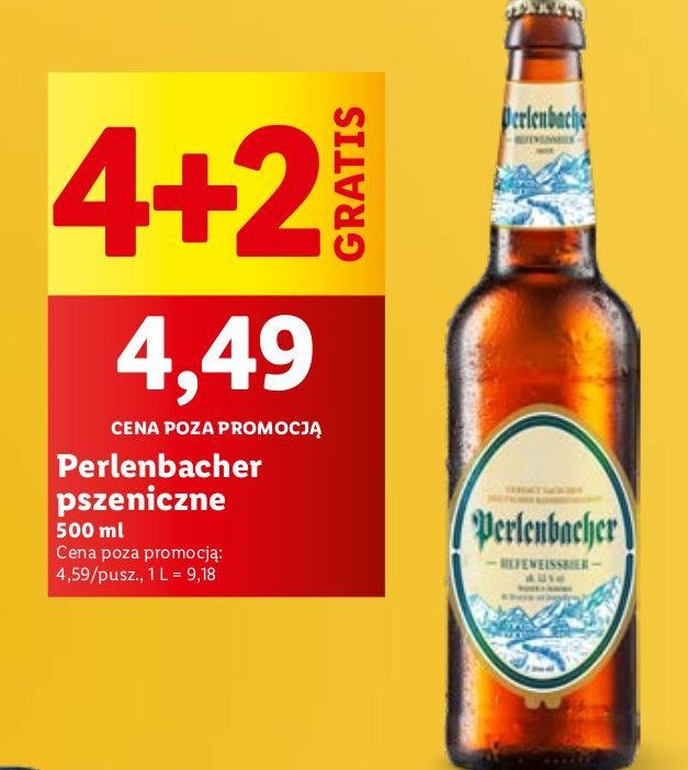 Piwo Perlenbacher hefeweissbier promocja w Lidl
