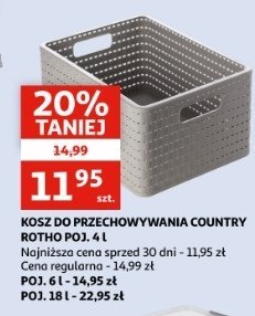 Koszyk country 4 l Rotho promocja