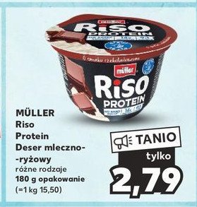 Deser czekoladowy Muller riso protein promocja w Kaufland
