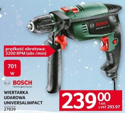 Wiertarko-wkrętarka udarowa Bosch UniversalImpact promocja w Selgros
