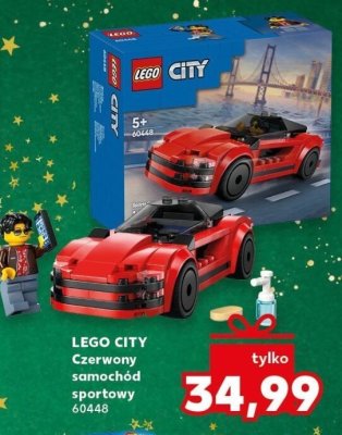 Klocki CITY Czerwony samochód sportowy 60448 promocja w Kaufland