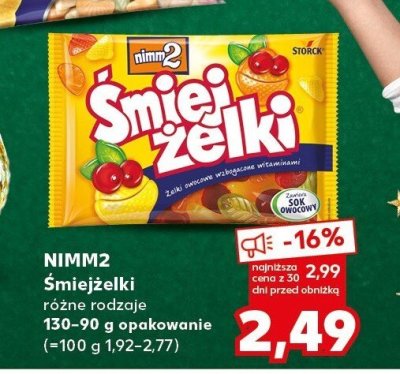 Śmiejżelki różne rodzaje NIMM2 promocja w Kaufland