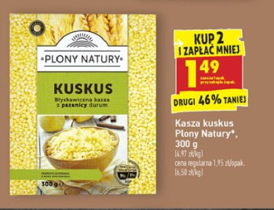 Kasza kuskus Plony natury promocja
