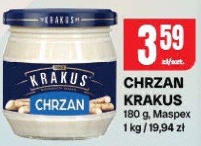 Chrzan Krakus Maspex promocja w Chorten