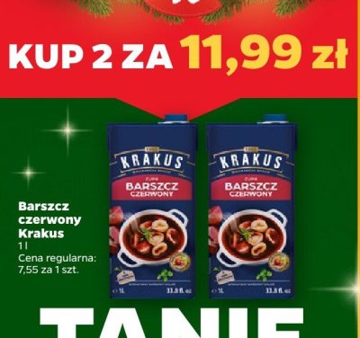 Barszcz czerwony 2 szt. promocja w Netto