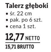 Talerz głęboki Linia Aldea porcelana śr. 22 cm promocja w Makro