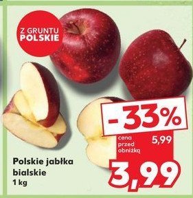 Jabłka bialskie promocja