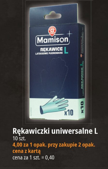 Rękawiczki jednorazowe rozm. l Wiodąca marka mamison promocja