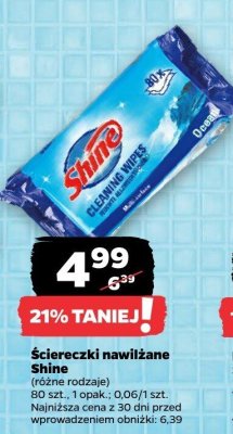 Ściereczki nawilżane (różne rodzaje) promocja w Netto