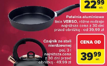 Patelnia verso 20 cm Mg home promocja w Carrefour Market